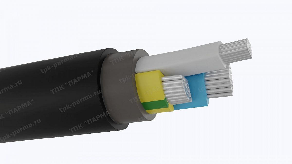Фотография провода Кабель АВВГ 3х120 - 1кВ
