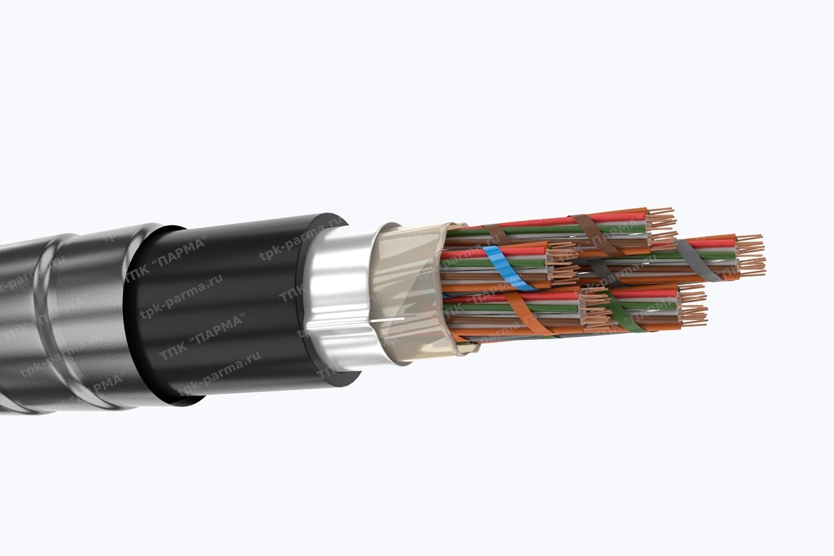 Кабель ТППэпБбГ 10х2х0,64
