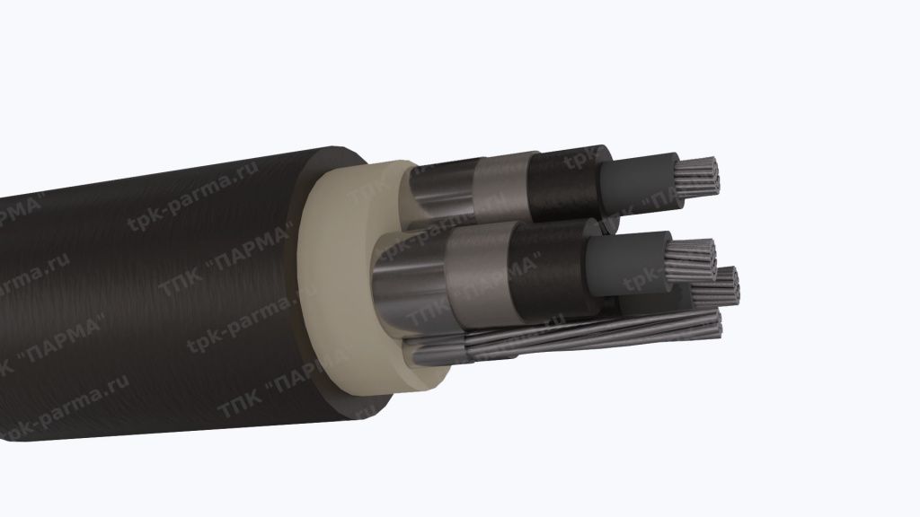 Фотография провода Кабель КГЭ-Т 3х25+1х10 - 6кВ