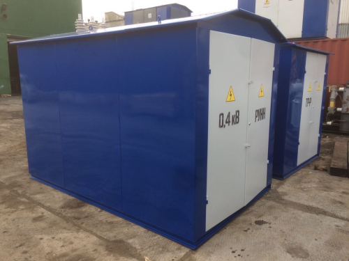 Подстанция КТПН-П-В/К 400/6/0,4 с 1-РВЗ + 2-ВНА проходная