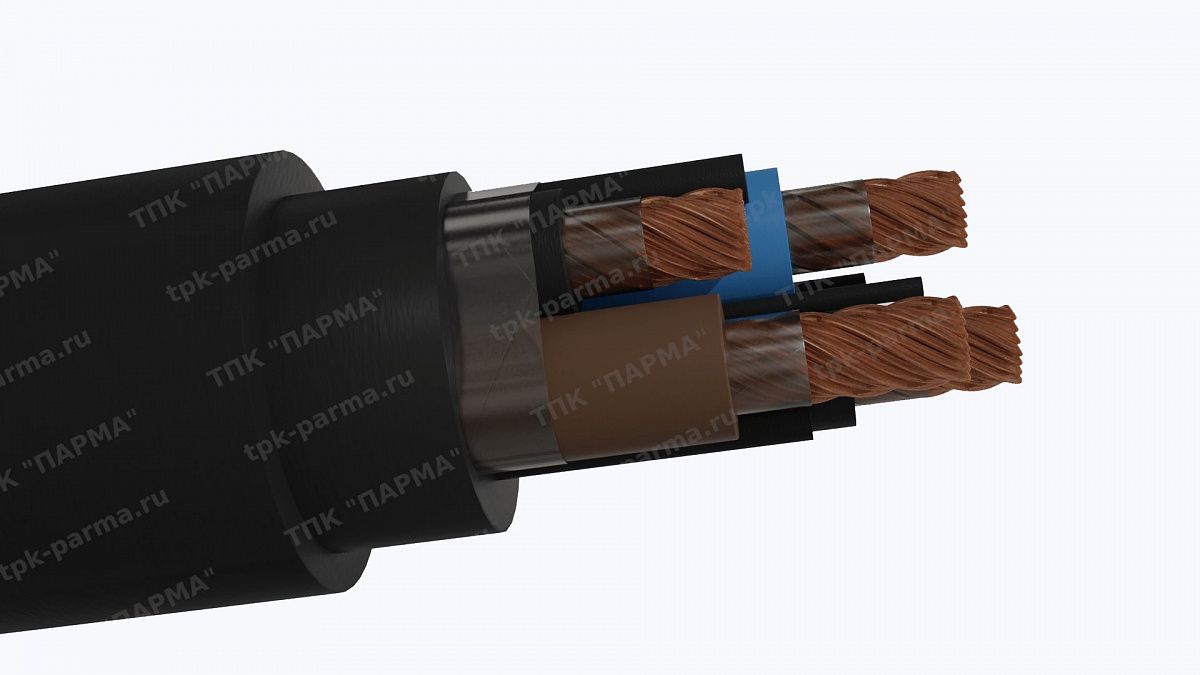 Фотография провода Кабель КПГУ 3х185+1х95