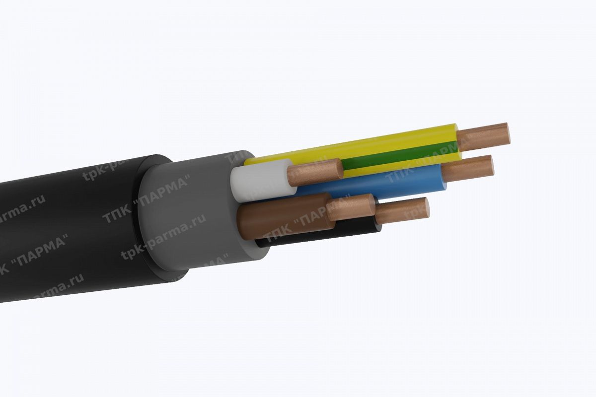 Фотография провода Кабель ВВГз 5х6 - 1кВ