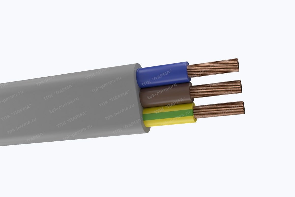 Фотография провода Кабель ПуГВВ-Т 3х0,75