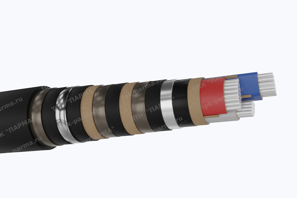 Фотография провода Кабель ААБ2лШп 3х25 - 6кВ