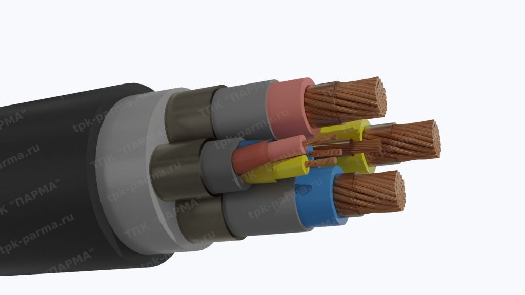 Фотография провода Кабель КГЭШ 3х120+1х10+3х6,0