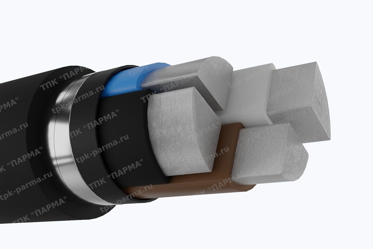 Фотография провода АПвБбШв 4х25 - 1кВ